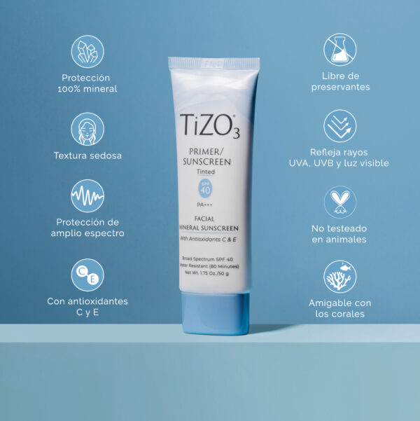 [522] TIZO3 PROTECTOR SOLAR MINERAL COLOR SPF40 X 85g