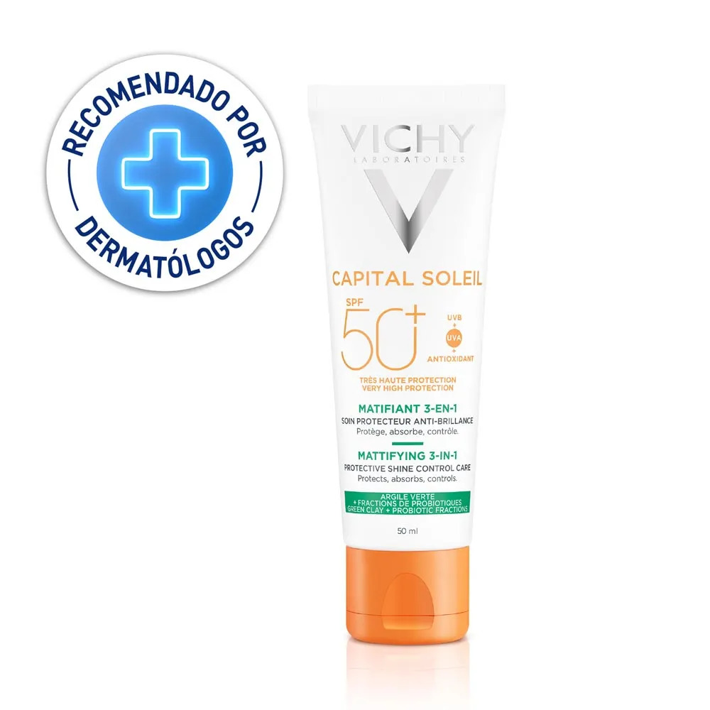 [313] CAPITAL SOLEIL MATIFICANTE 3 EN 1 50ML - VICHY