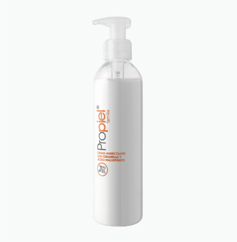 [344] PROPIEL FAMILIA CREMA HUMECTANTE CON CERAMIDAS Y AC HIALURONICO 240mL