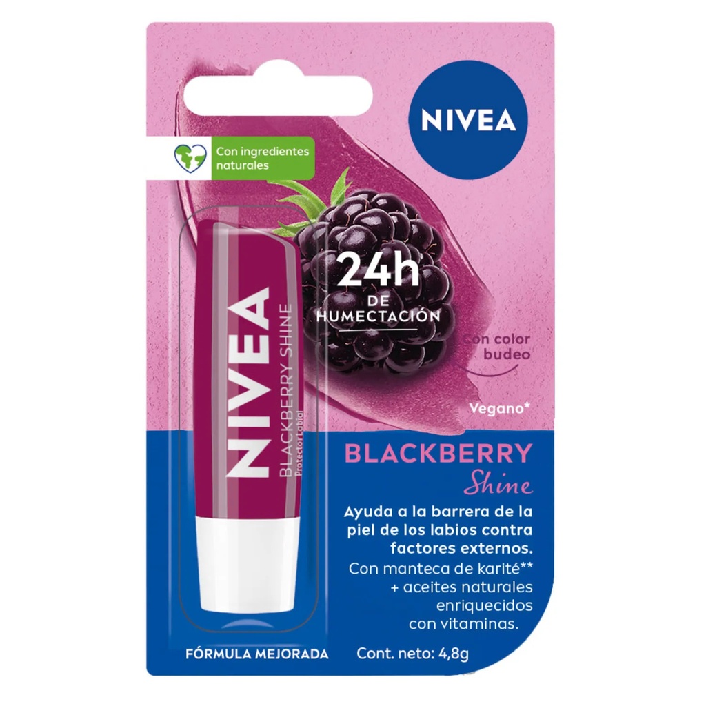[465] NIVEA LIP CARE BLACKBERR SHINE