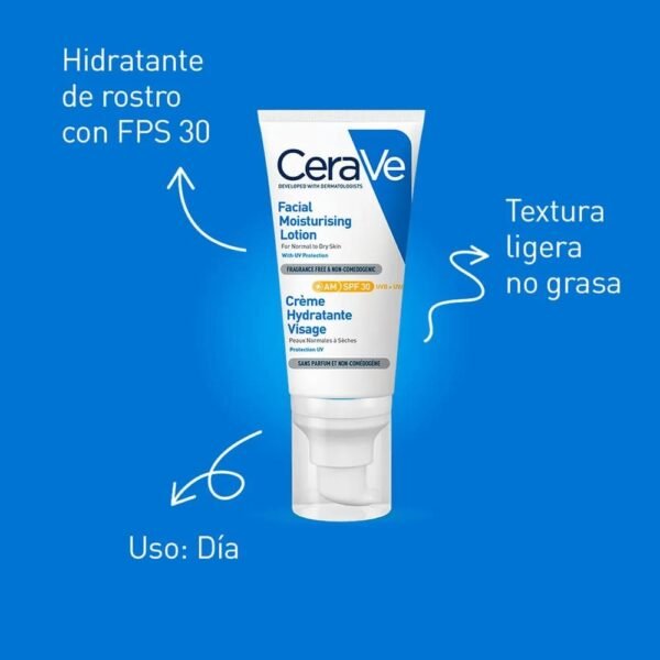 CERAVE LOCION HIDRATANTE DE ROSTRO SPF 30 TUBO X 52 ML