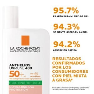 ANTHELIOS FLUIDO COLOR OIL CONTROL FRASCO X 50 ML