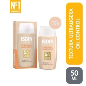 FOTOPROTECTOR ISDIN FUSION WATER MAGIC COLOR LIGHT X 50mL FOTOPROTECTOR ISDIN FUSION WATER MAGIC COLOR LIGHT X 50mL