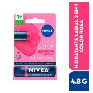 LIP CARE 3 EN 1 HIDRATANTE ROSA - NIVEA