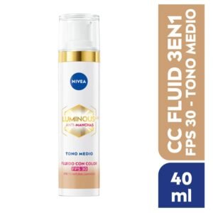 LUMINOUS ANTIMANCHAS FLUIDO CON COLOR Nº2-NIVEA