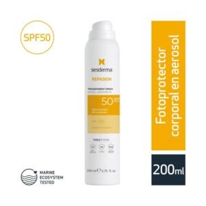 REPASKIN AEROSOL TRANSPARENTE SPF50 X 200ml