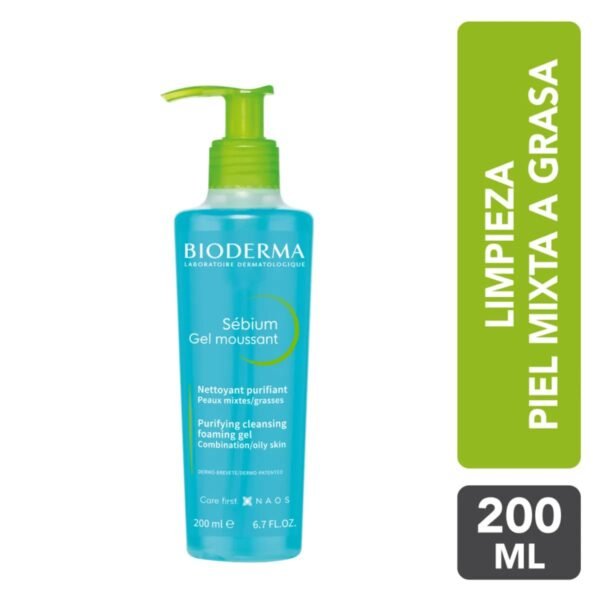 SEBIUM GEL MOUSSANT ACTIF TUBO X 200 ML-BIODERMA SEBIUM GEL MOUSSANT ACTIF TUBO X 200 ML-BIODERMA